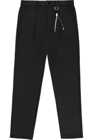 PEOPLE OF SHIBUYA Bukser, Herre, Sort, XS, Polyester, Ultra-Light Elasticized Sorte Bukser