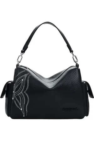 Desigual Taske, Dame, Sort, ONE SIZE, Polyester, Elegant Mellemstor Kvindetaske