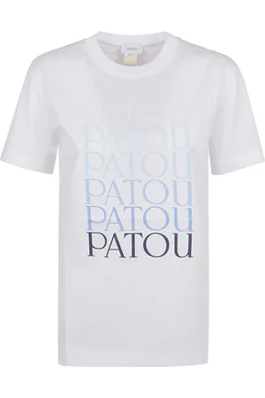 Patou Top, Dame, Hvid, XS, Bomuld, Hvid Bomulds T-shirt til Kvinder