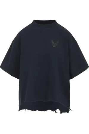 Balenciaga Top, Dame, Sort, S, Cropped T-shirt