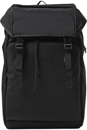 Dsquared2 Taske, Herre, Sort, ONE SIZE, Nylon, Sort FoldOver Rygsæk