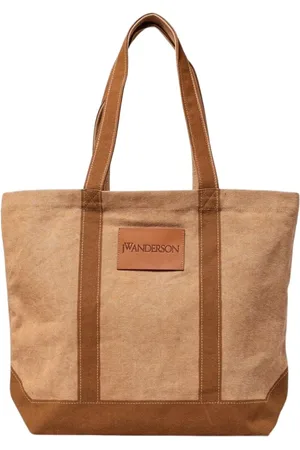 J.W.Anderson Taske, Herre, Brun, ONE SIZE, Læder, Premium Læder Tote Taske
