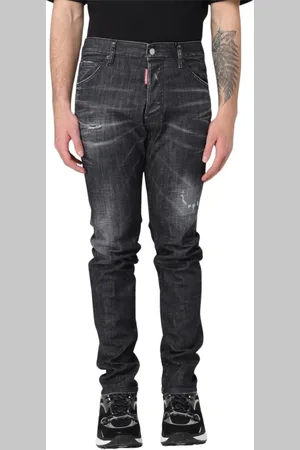 Dsquared2 Jeans, Herre, Sort, L, Uld, Cool Guy Distressed Sort Jeans