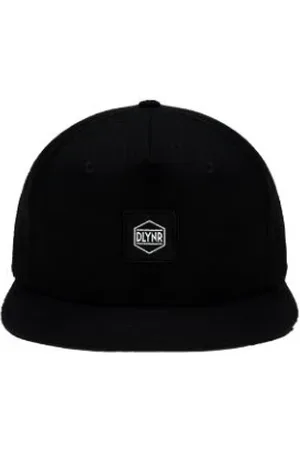 DOLLY NOIRE Tilbehør, unisex, Sort, ONE SIZE, Bomuld, Sort Snapback Hat med Front Logo