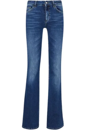 Liu Jo Jeans, Dame, Blå, W25, Denim, Flare Fit Denim Jeans