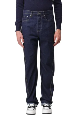 Lanvin Jeans, Herre, Blå, W31, Marine Side Seam Detalje Jeans