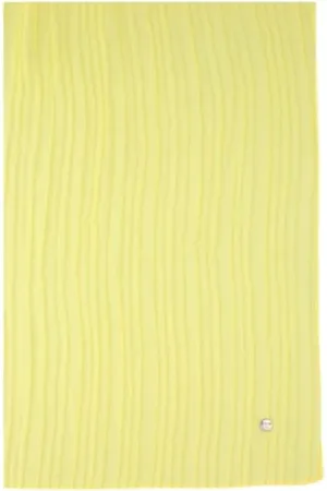 Liu Jo Tilbehør, Dame, Gul, ONE SIZE, Polyester, Plisseret Polyester Tørklæde Sjal Sunshine Light