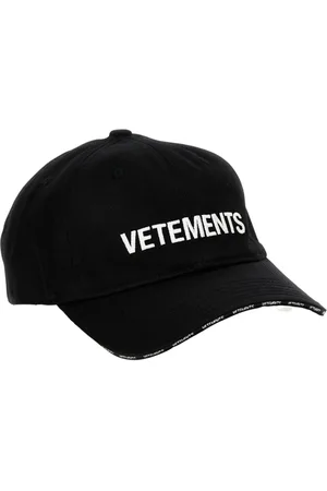 Vetements Tilbehør, Herre, Sort, ONE SIZE, Bomuld, Klassisk Sort Baseball Cap