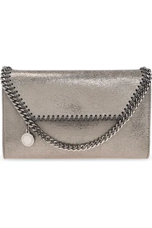 Stella McCartney Taske, Dame, Grå, ONE SIZE, Uld, Skuldertaske Falabella