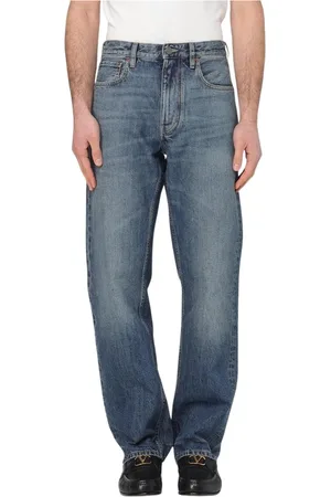 VALENTINO Jeans, Herre, Blå, W29, Bomuld, Moderne Straight Leg Jeans