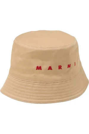 Marni Tilbehør, Herre, , S, Bomuld, Broderet Logo Spandehat