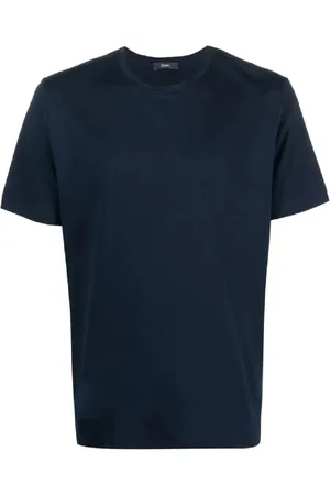 HERNO Top, Herre, Blå, 3XL, Uld, Stilfulde mænds T-shirts & Polos