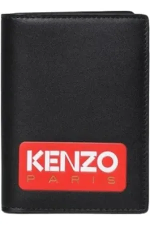 Kenzo Tilbehør, Herre, Sort, ONE SIZE, Uld, Logo Pung til Mænd
