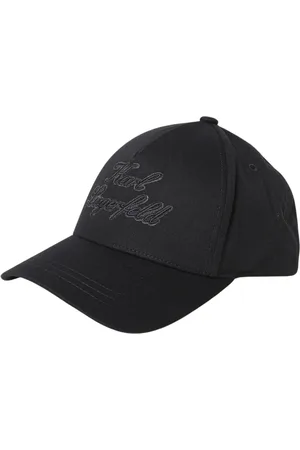 Karl Lagerfeld Tilbehør, Herre, Sort, ONE SIZE, Klassisk bredskygget Fedora-hat