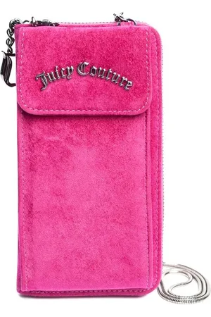 Juicy Couture Tilbehør, Dame, Lyserød, ONE SIZE, Kærlighed Velvet Lynlås Pung