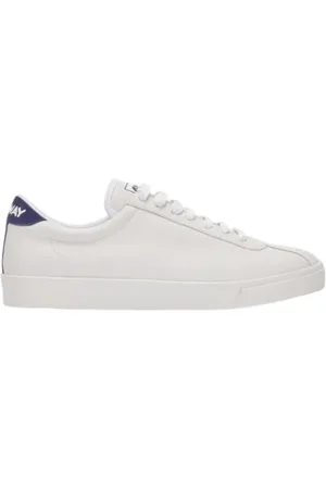 K-Way Sko, Dame, Hvid, 40 EU, Bomuld, Basic Sneakers med Rund Tå