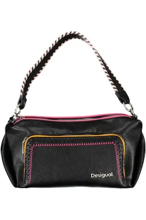 Desigual Taske, Dame, Sort, ONE SIZE, Uld, Sort polyethylen håndtaske med skulderrem
