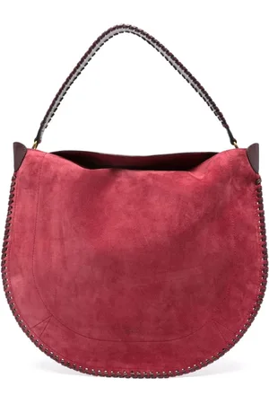 Isabel Marant Taske, Dame, Rød, ONE SIZE, Uld, Rød læder skuldertaske