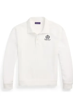 Ralph Lauren Top, Herre, Hvid, XL, Bomuld, Herretøj T-shirts Poloer Hvid Ss25