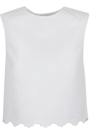 Patou Top, Dame, Hvid, 2XS, Hvid Top til Kvinder