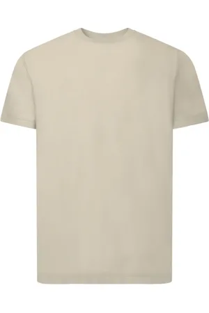 ZANONE Top, Herre, Hvid, 3XL, Bomuld, Beige T-shirt til mænd