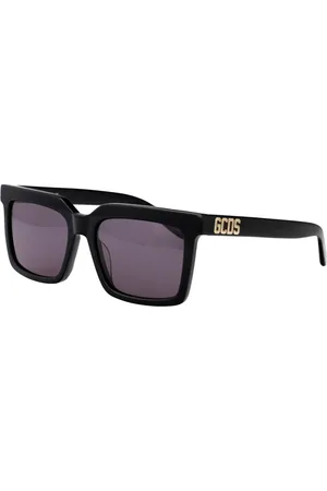 GCDS Tilbehør, unisex, Sort, 55 MM, Uld, Stilfulde solbriller Gd0041