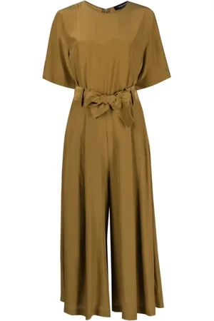 Fabiana Filippi Jumpsuits & Playsuits, Dame, Grøn, XS, Uld, Grøn Elegant Kjole Dametøj
