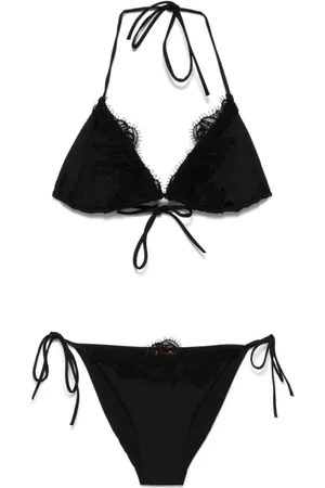 ERMANNO SCERVINO Badetøj, Dame, Sort, L, Uld, Sort Havetøj Stilfuld Model