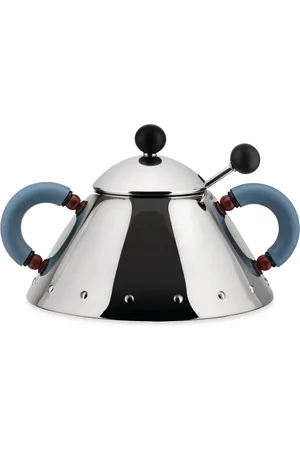 Alessi Home, unisex, Grå, ONE SIZE, Uld, Sukkerskål og ske sæt