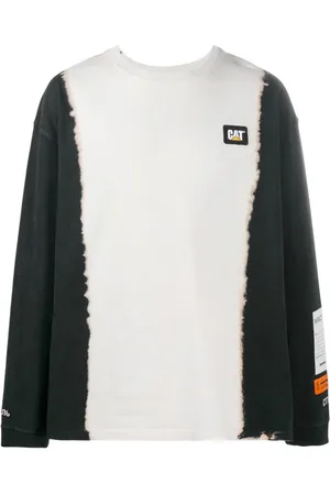 Heron Preston Top, Herre, Sort, S, Bomuld, Sort Brushstroke Print T-Shirt