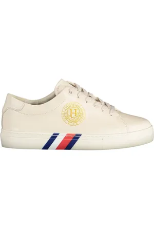 Tommy Hilfiger Sko, Dame, , 40 EU, Bomuld, Sporty Sneakers med Kontrastdetaljer