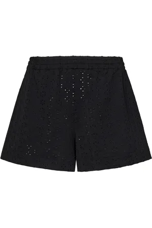 FISICO Shorts, Dame, Sort, S, Uld, Sorte Bermuda Shorts Stilfuld Mikrofiber