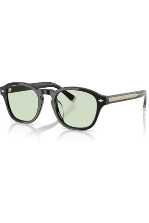 Brunello Cucinelli Tilbehør, unisex, Sort, 50 MM, Tyl, Bc4006S 100314 Solbriller