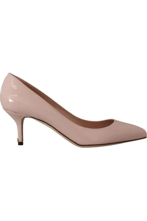 Dolce & Gabbana Sko, Dame, Lyserød, 37 EU, Læder, Elegant Patent Læder Hæle