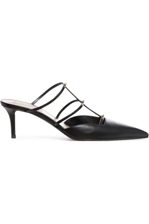 VALENTINO GARAVANI Sko, Dame, Sort, 37 1/2 EU, Sorte spidse pumps