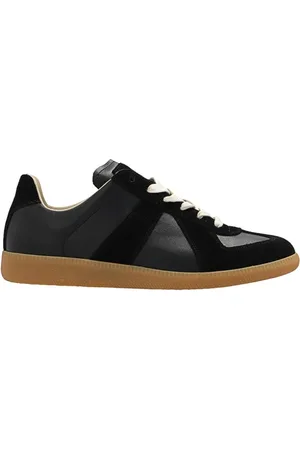 Maison Margiela Sko, Herre, Sort, 40 1/2 EU, Læder, Replika sneakers