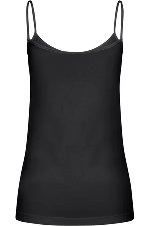 Wolford Top, Dame, Sort, S, Sort Hawaii Top med Aurora Mønster
