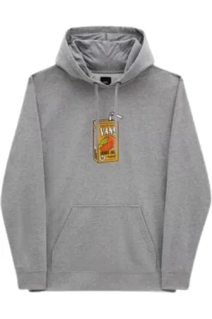 Vans Sweathshirts & Hoodies, Herre, Grå, XL, Bomuld, Heather Cement Hættetrøje Oversize Bomuld