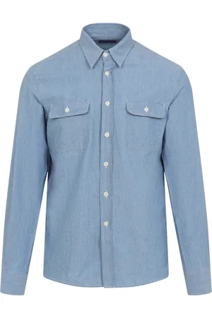 Ralph Lauren Skjorte, Herre, Blå, S, Bomuld, Purple Label Skjorte