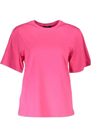 Roberto Cavalli Top, Dame, Lyserød, L, Bomuld, Rosa Bomuld Kvinders T-shirt