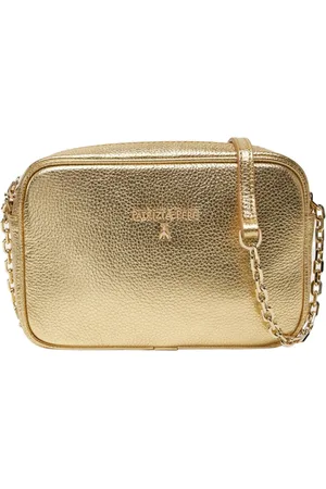 Patrizia Pepe Taske, Dame, Gul, ONE SIZE, Uld, Guld Skuldertaske til Kvinder