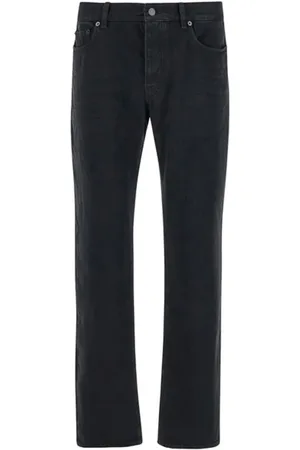 Saint Laurent Jeans, Herre, Sort, W31, Denim, Sort Slim Fit Denim Jeans