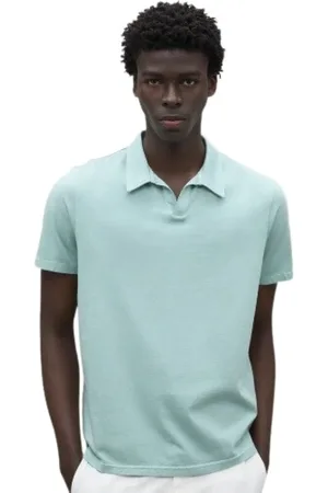 ECOALF Top, Herre, Grøn, M, Bomuld, Enzo Vasket Grøn Polo