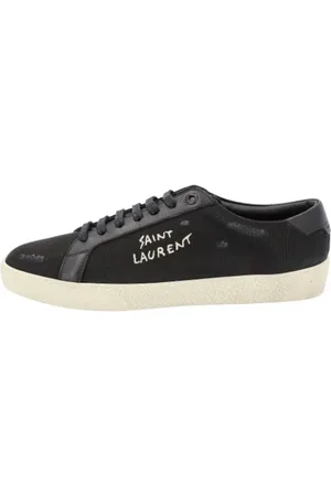 Saint Laurent Sko, Herre, Sort, 39 EU, Læder, Læder Sneakers