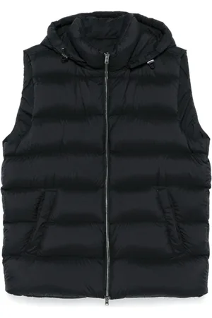 HERNO Jakke, Herre, Sort, 2XL, Ærmeløs Pufferjakke Sort