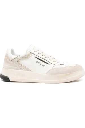 Ghoud Sko, Dame, , 37 EU, Bianco e Argento Sneakers til kvinder