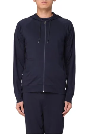 Paul Smith Sweathshirts & Hoodies, Herre, Blå, L, Bomuld, Blå ZipUp Hoodie Raglan Ærmer