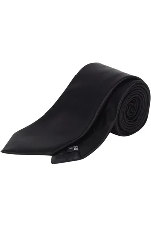 Emporio Armani Tilbehør, Herre, Sort, ONE SIZE, Elegant Blå Slips