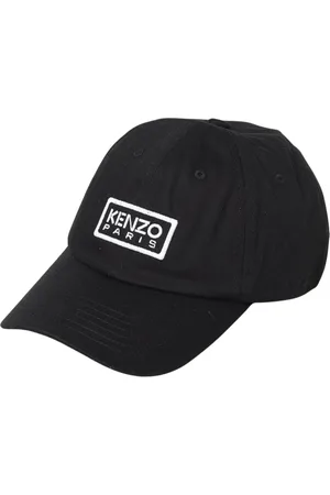 Kenzo Tilbehør, Herre, Sort, ONE SIZE, Bomuld, Logo Baseball Cap i Sort