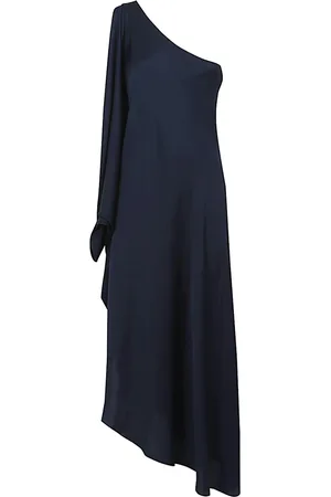 Silk95five Kjole, Dame, Blå, XS, Uld, Blå Kjoler til Stilfuldt Look